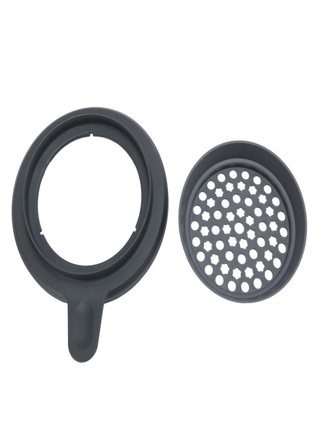 CHEOTIME Mixer Bowl Cover, Flour Sieve and Lid Set for Thermomix TM5 for TM6 PP Kitchen Mixer Bowl Lid Dough Sieve for Cooking Enthusiasts - Image 1